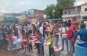 गणपति गजानन के जयकारो से गूंज उठा बाघराय,