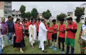 यूपीएस चांदपुर खोखो में और एंथोनी कॉलेज फुटबॉल में बना विजेता