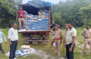 अनपरा पुलिस एवं आबकारी विभाग ने 6423 लीटर अवैध अंग्रेजी शराब को किया सीज