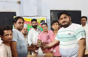 जुलूसे मोहम्मदी में सजावट करने वाले बच्चे हुए सम्मानित