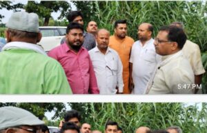 विधायक पीएन पाठक ने क्षेत्र में भ्रमण कर समस्या को समाधान के लिए अधिकारियों को दिया निर्देश