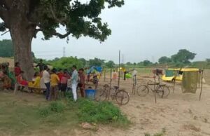 गंगा का जल स्तर बढ़ने से लोग पहुंचे राहत शिविर, लोगों ने बताई अव्यवस्था