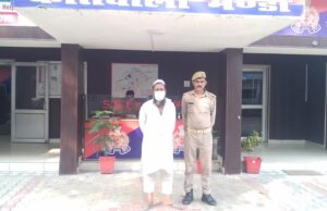 सहारनपुर पुलिस ने 1 वारण्टी अभियुक्त को किया गया गिरफ्तार