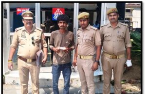 औरैया पुलिस ने दो शातिर अभियुक्त को तमंचा व एक जिंदा कारतूस तथा एक चाकू सहित किया गिरफ्तार