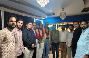 सीजेए के संरक्षक पीयूष त्रिपाठी पहुंचे फतेहपुर, हुआ स्वागत