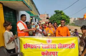 स्वस्थ नारी – सशक्त परिवार अभियान के तहत बांटी गईं किट