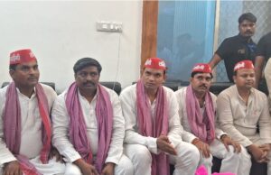 समाजवादी पार्टी लोहिया वाहिनी के प्रदेश अध्यक्ष का जोरदार स्वागत