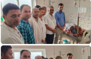 शिक्षकों ने रसोइया को मदद किया और आगे मदद करने का आश्वासन दिया
