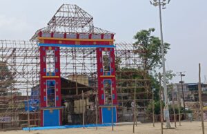 बिंदकी महोत्सव को संवारने हेतु बद्रीनाथ धाम जैसा बनाया गया पण्डाल