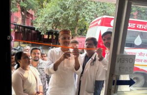 मंडलीय चिकित्सालय का भाजपा जिलाध्यक्ष ने किया रक्तदान शिविर का उद्घाटन