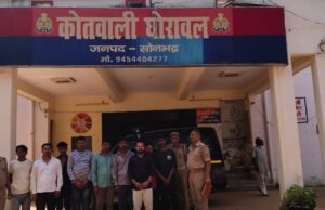 शांति भंग में कई लोगों को लिया गया चालान