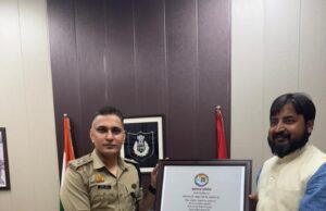 पुलिस अधीक्षक दीपक भूकर को मिला हंसराज गौरव सम्मान