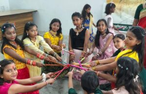 सिद्धार्थ इंटरमीडिएट कॉलेज में कन्यापूजन एवं गरबा कार्यक्रम सम्पन्न