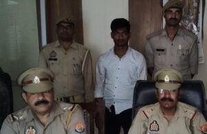 नाबालिक लडकी से छेड़खानी मारपीट व गाली गलौज करने वाला वांछित अभियुक्त गिरफ्तार