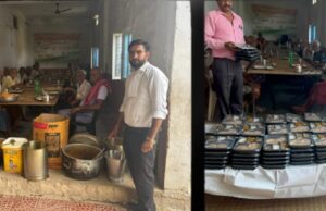 समाजिक संस्था अन्वी फाउंडेशन ने वृद्धा आश्रम में वितरित कि खाद्य सामग्री