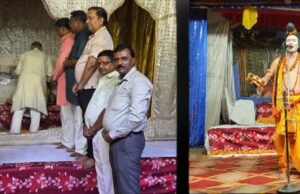 मुकुट पूजन के साथ सोनभद्र नगर की 123 साल पुरानी रामलीला का हुआ शुभारंभ