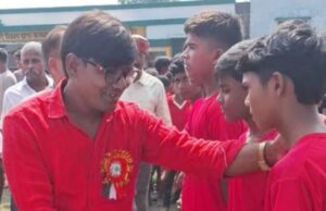 खेल प्रतियोगिता में खिलाड़ियों ने अपनी प्रतिभा का किया प्रदर्शन