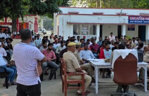 धनतेरस-दीपावली के मद्देनजर ढेबरुआ थाने में हुई पीस कमेटी की बैठक