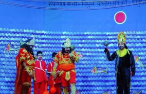 बजरंगबली ने किया रावण की लंका का दहन