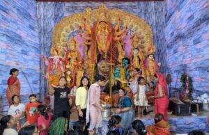 नवरात्र के महानवमी पर रहा नगर का वातावरण पूरी तरह से भक्तिमय