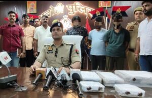 पुलिस मुठभेड़ में तीन अभियुक्त किए गए गिरफ्तार