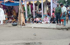 विसर्जन से पूर्व भैरवां खुर्द में हुआ विशाल भंडारा