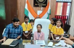 मिशन शक्ति अभियान के तहत एक दिन की एसडीएम बनीं जयशिका मौर्य