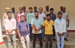 शांतिभंग में पुलिस ने नौ अभियुक्तो का किया चालान