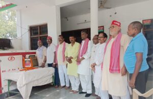 धनीलाल श्रमिक के पत्नी के निधन पर सपा में शोक