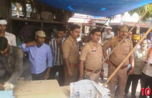 जालौन के देवनगर चौराहे पर धार्मिक भावनाओं को ठेस