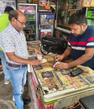 माधौगढ़ तहसील में खाद्य सुरक्षा एवं औषधि प्रशासन विभाग की कार्यवाही