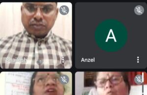 राजकीय माध्यमिक विद्यालयों के प्रधानाचार्यों की गूगल मीट के माध्यम से सम्पन्न हुई बैठक