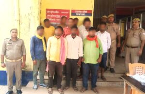 जीत-हार की बाजी लगाकर जुआ खेल रहे 13 जुआरी गिरफ्तार