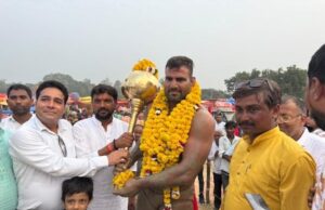 कुश्ती दंगल प्रतियोगिता का हुआ आयोजन