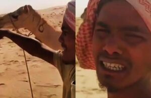 सऊदी में फंसे युवक ने PM मोदी से लगाई गुहार, बोला-मोदी जी वापस बुला लो….. यहां ऊंट चरवा रहे है