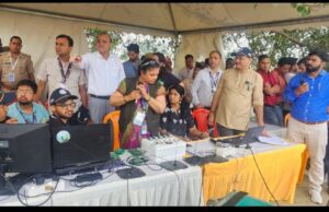 चार दिवसीय रॉकेट्री एवं कैनसेट लॉन्च रकबा जंगली पट्टी में प्रतियोगिता का हुआ शुभारंभ