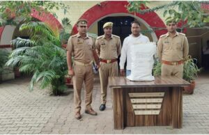 नशे के कारोबार पर की बड़ी कार्रवाई,8 किलो गांजे के साथ तस्कर पकड़ा पुलिस ने