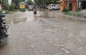 विकास का दावा हुआ हवा हवाई हल्की बारिश मे ही नगर पंचायत डेरवा की स्थिति हुई बद से बद्तर