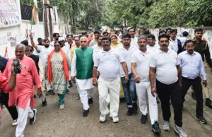 सरदार पटेल की 150वीं जयंती पर निकाली गई पदयात्रा, राष्ट्रीय एकता और अखंडता पर हुआ मंचन