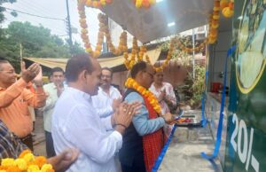 लोहिया अस्पताल पर सस्ते भोजन के स्टाल का उद्घाटन, गरीबों की सेवा ही सबसे बड़ा धर्म: वीरेन्द्र सिंह वत्स