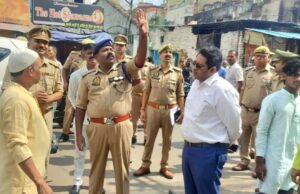 नगर में जुमे की नमाज़ को लेकर जिला प्रशासन और पुलिस प्रशासन अलर्ट मोड पर