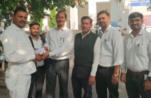 अधिवक्ता संघ के वरिष्ठ उपाध्यक्ष पद के प्रत्याशी बालकृष्ण कुशवाहा ने किया जनसंपर्क