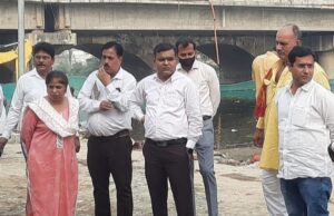 नगर आयुक्त ने लक्ष्मी कुण्ड का किया निरीक्षण
