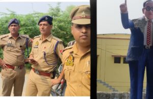 धरवार गाँव में फिर खंडित की गयी अंबेडकर प्रतिमा,अंबेडकर अनुयायियों में आक्रोश