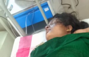 हाईवोल्टेज करेंट से महिला झुलसी