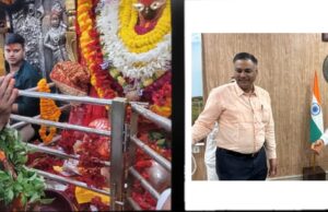 मां विंध्यवासिनी के दरबार में मत्था टेक नवागत मंडलायुक्त ने संभाला कार्यभार