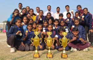 स्टेट खो खो चैंपियनशिप में मिर्जापुर की बालिका टीम बनी उपविजेता