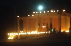 हसवा कस्बे में देवउठनी एकादशी के शुभ अवसर पर जलाए गए 1100 सौ दीपक