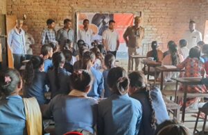 थाना प्रभारी ने नए भारत नए कानून के तहत छात्र छात्राओं को किया जागरूक