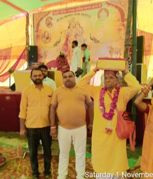 श्रीमद्भागवत कथा प्रारंभ,धूमधाम से निकाली गई भव्य कलश यात्रा